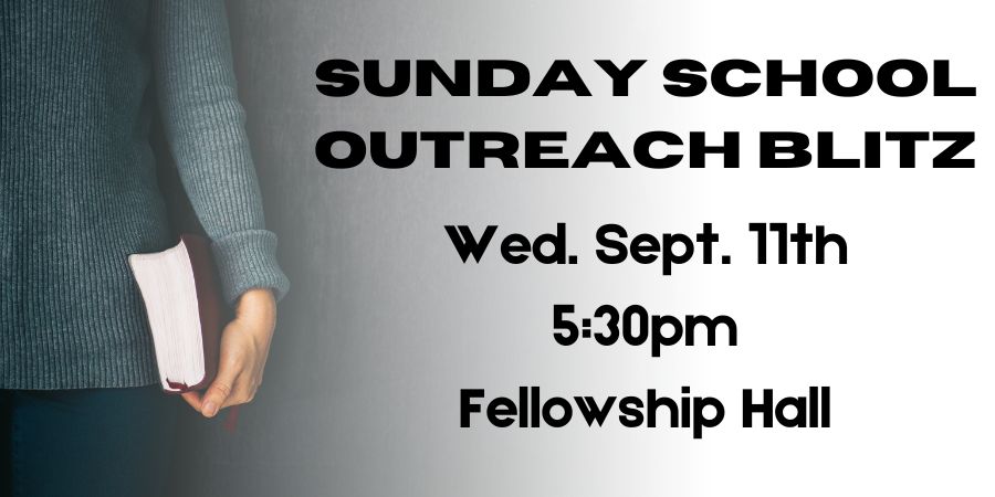 Adult Sunday School Outreach Blitz