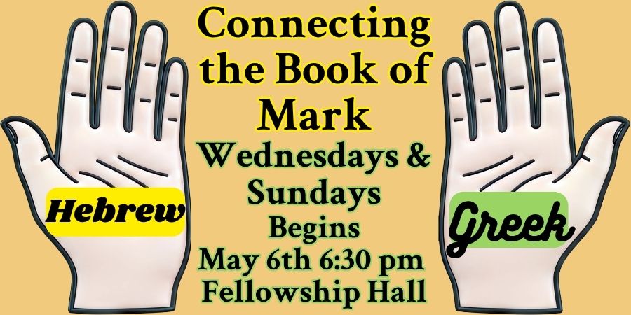 Summer Group Study: Connecting the Book of Mark