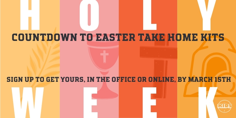 Countdown to Easter Take Home Kits